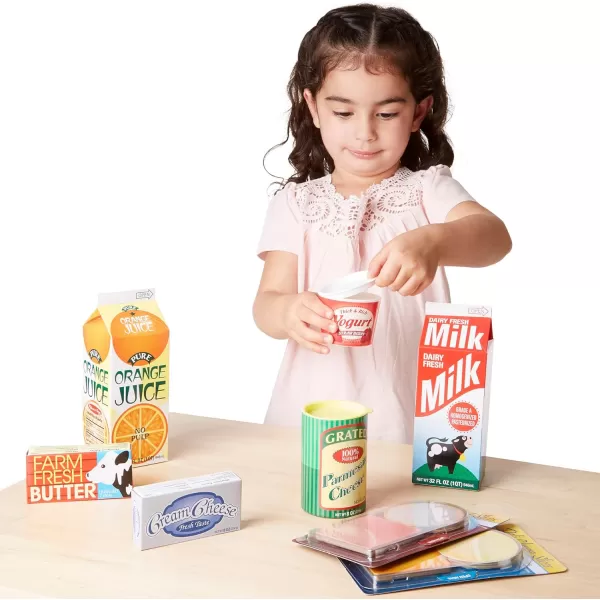 imageMelissa ampamp Doug Fridge Groceries Play Food Cartons 8 pieces  FSC Certified