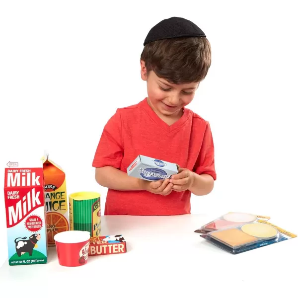 imageMelissa ampamp Doug Fridge Groceries Play Food Cartons 8 pieces  FSC Certified