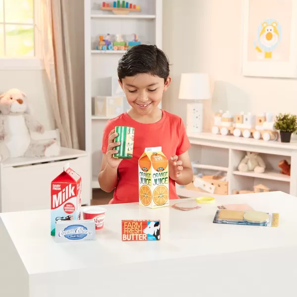 imageMelissa ampamp Doug Fridge Groceries Play Food Cartons 8 pieces  FSC Certified