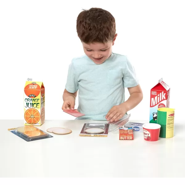 imageMelissa ampamp Doug Fridge Groceries Play Food Cartons 8 pieces  FSC Certified