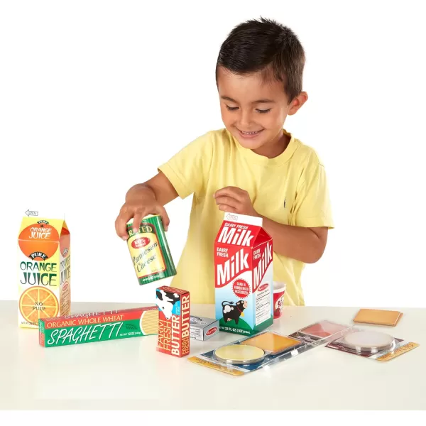 imageMelissa ampamp Doug Fridge Groceries Play Food Cartons 8 pieces  FSC Certified