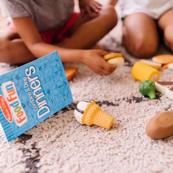 imageMelissa ampamp Doug Fun Food Combine ampamp Dine Durable Play Food for Toddlers Boys and Girls