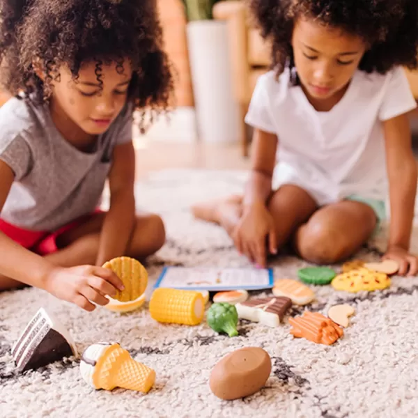 imageMelissa ampamp Doug Fun Food Combine ampamp Dine Durable Play Food for Toddlers Boys and Girls