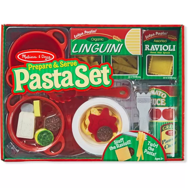 imageMelissa ampamp Doug Prepare ampamp Serve Pasta Play Food Set