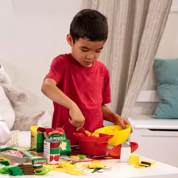imageMelissa ampamp Doug Prepare ampamp Serve Pasta Play Food Set