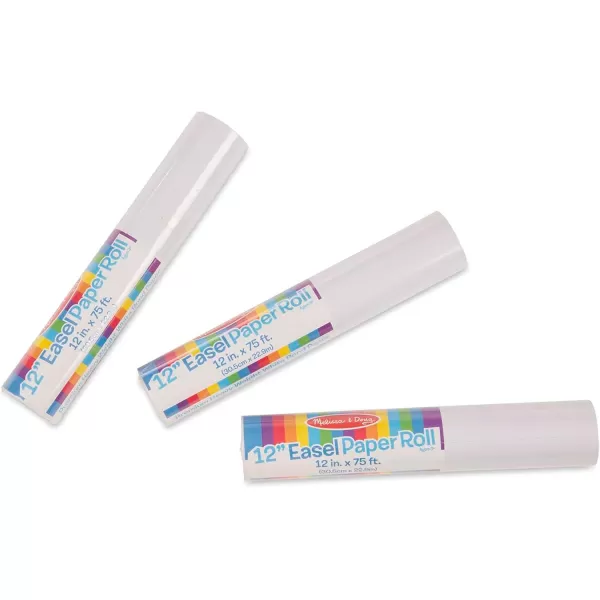 imageMelissa ampamp Doug Tabletop Easel Paper Roll 12 inches x 75 feet 3Pack