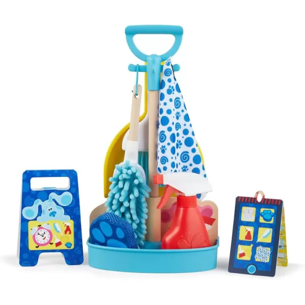 imageMelissa ampamp Doug Blues Clues ampamp You CleanUp Time Play Set  Toddler Toy Cleaning Set Pretend Home Cleaning Set Kids Broom And Mop Set Pretend Play Cleaning Toy Blues Clues Toy For Kids Ages 3