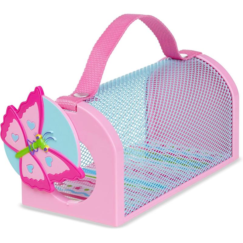 imageMelissa ampamp Doug Sunny Patch Cutie Pie Butterfly Bug House Toy for 3 years With Carrying Handle and EasyAccess DoorOne Size