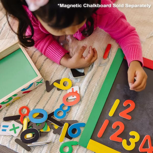 imageMelissa ampamp Doug Deluxe Magnetic Letters and Numbers Set With 89 Wooden Magnets  Alphabet Letter Magnets Number Magnets Learning Toys For Preschoolers And Kids Ages 3