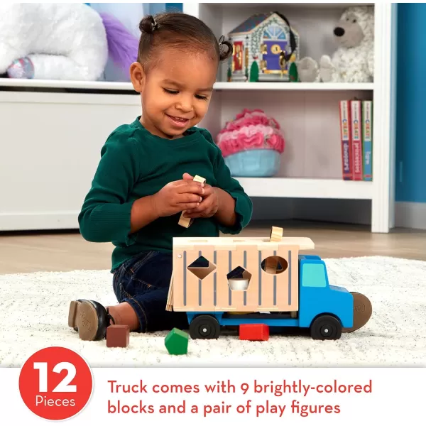 imageMelissa ampamp Doug Geometric Stacker  Wooden Educational Toy  Shape Sorter And Stacking Toy Stacking Tower Toy For Babies Toddlers And Kids Ages 2 Multicolor PlaysetsGeometric