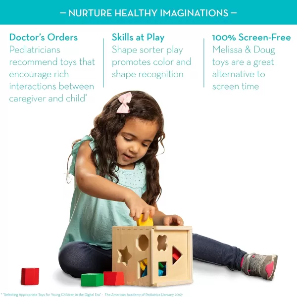 imageMelissa ampamp Doug Geometric Stacker  Wooden Educational Toy  Shape Sorter And Stacking Toy Stacking Tower Toy For Babies Toddlers And Kids Ages 2 Multicolor PlaysetsGeometric