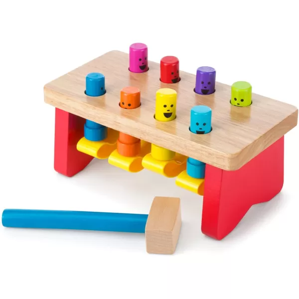 imageMelissa ampamp Doug Geometric Stacker  Wooden Educational Toy  Shape Sorter And Stacking Toy Stacking Tower Toy For Babies Toddlers And Kids Ages 2 Multicolor PlaysetsGeometric