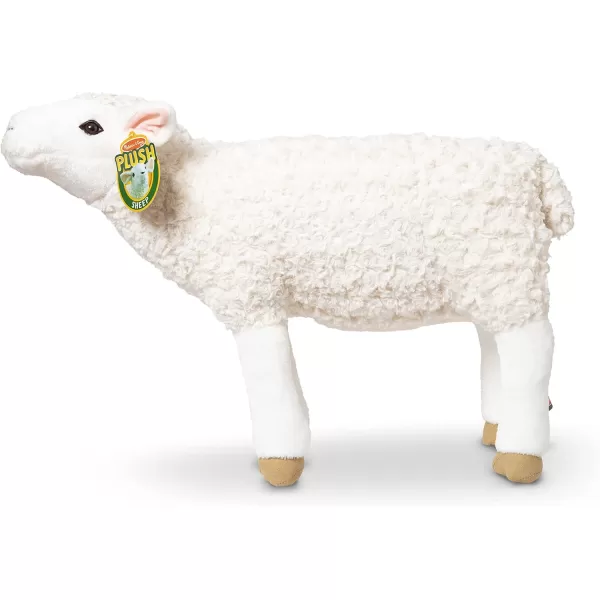 imageMelissa ampamp Doug Giant Lifelike Sheep Plush  2 Feet Tall Stuffed Animal Toy for Ages 3