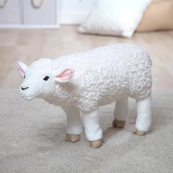 imageMelissa ampamp Doug Giant Lifelike Sheep Plush  2 Feet Tall Stuffed Animal Toy for Ages 3