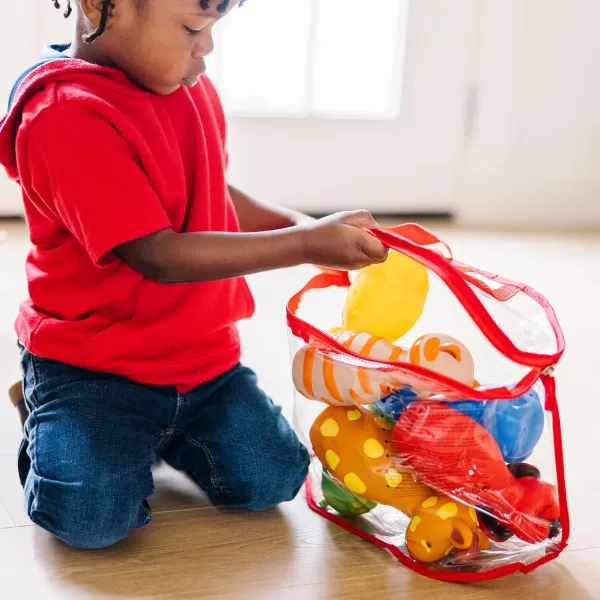 imageMelissa ampamp Doug Ks Kids Bowling Friends Play Set and Game With 6 Pins and Convenient Carrying Case