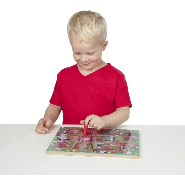 imageMelissa ampamp Doug Magnetic Wand Number Maze  Wooden Puzzle Activity