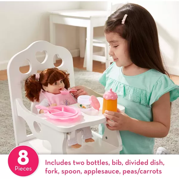 imageMelissa ampamp Doug Mine to Love Time to Eat Doll Accessories Feeding Set 8 pcs  PinkMulticolor