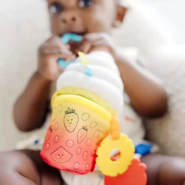 imageMelissa ampamp Doug MultiSensory Bubble Tea TakeAlong ClipOn Infant Toy  Sensory Toy for Infants  Developmental Toy for Toddlers  0  Gift for Baby Boys or Baby GirlsBubble tea Clipon Toy