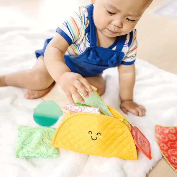 imageMelissa ampamp Doug MultiSensory Soft Taco Fill ampamp Spill Infant Toys For Babies Baby Toys For Ages 6 Months And Older