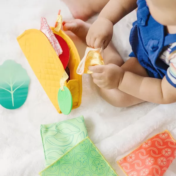 imageMelissa ampamp Doug MultiSensory Soft Taco Fill ampamp Spill Infant Toys For Babies Baby Toys For Ages 6 Months And Older