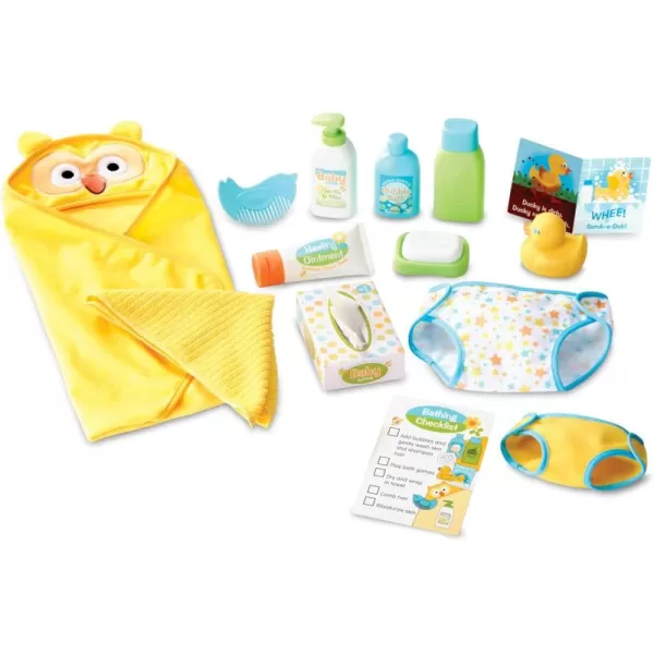 imageMelissa ampamp Doug Mine to Love Changing ampamp Bathtime Play Set for Dolls  Diapers Pretend ShampooWipes Towel More 19 pcs