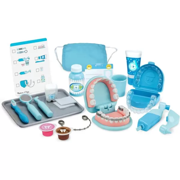 imageMelissa ampamp Doug Super Smile Dentist Kit With Pretend Play Set of Teeth And Dental Accessories 25 Toy Pieces  Pretend Dentist Play Set Dentist Toy Dentist Kit For Kids Ages 3