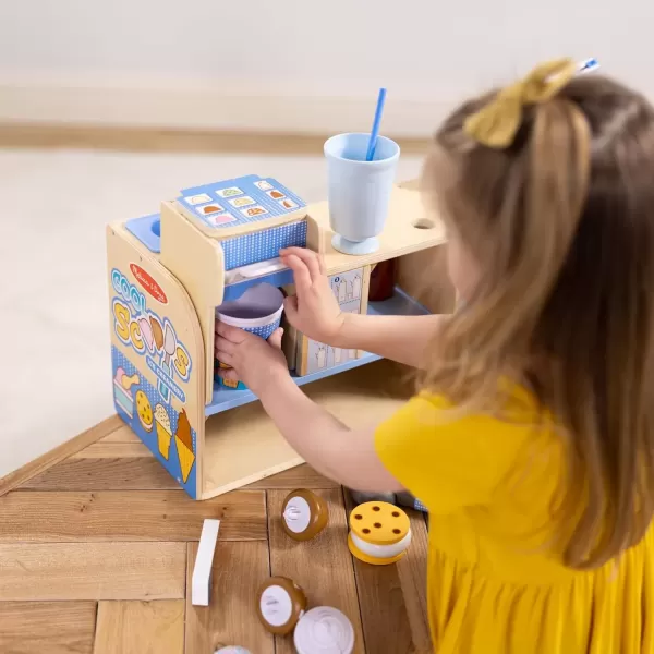 imageMelissa ampamp Doug Wooden Cool Scoops Ice Creamery Play Food Toy  FSC Certified