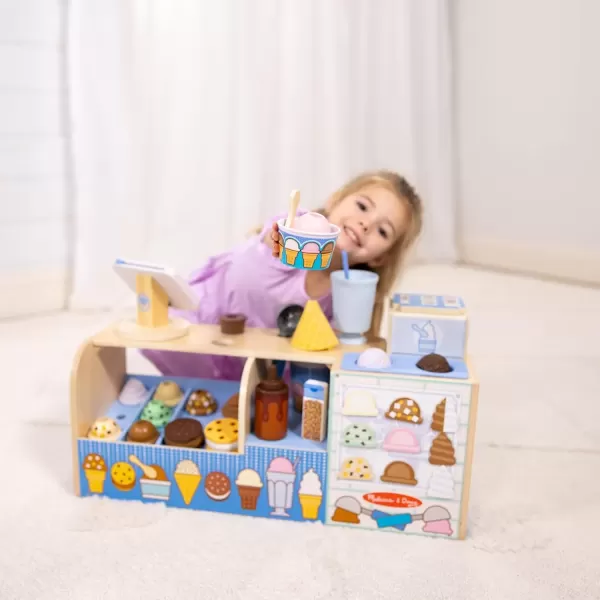 imageMelissa ampamp Doug Wooden Cool Scoops Ice Creamery Play Food Toy  FSC Certified