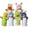 imageMelissa ampamp Doug Barn Buddies Hand Puppets Set of 6 Cow Sheep Horse Duck Chicken PigPet Buddies