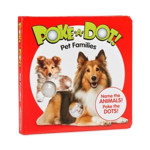 imageMelissa ampamp Doug Childrens Book  PokeaDot Pet Families Board Book with Buttons to Pop