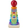 imageMelissa ampamp Doug Rainbow Stacker Wooden Ring Educational Toy  Wooden Rainbow Stacking Rings Baby Toy Stacker Toys For Infants And Toddlers