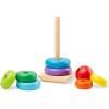 imageMelissa ampamp Doug Rainbow Stacker Wooden Ring Educational Toy  Wooden Rainbow Stacking Rings Baby Toy Stacker Toys For Infants And Toddlers