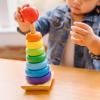 imageMelissa ampamp Doug Rainbow Stacker Wooden Ring Educational Toy  Wooden Rainbow Stacking Rings Baby Toy Stacker Toys For Infants And Toddlers