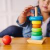 imageMelissa ampamp Doug Rainbow Stacker Wooden Ring Educational Toy  Wooden Rainbow Stacking Rings Baby Toy Stacker Toys For Infants And Toddlers