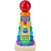imageMelissa ampamp Doug Rainbow Stacker Wooden Ring Educational Toy  Wooden Rainbow Stacking Rings Baby Toy Stacker Toys For Infants And Toddlers
