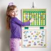 imageMelissa ampamp Doug Deluxe Wooden Magnetic Responsibility Chart With 90 MagnetsChart