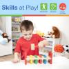 imageMelissa ampamp Doug Deluxe Wooden PoundAPeg Toy With Hammer  FSC CertifiedStandard