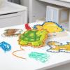 imageMelissa ampamp Doug Lace and Trace Activity Set Pets  5 Wooden Panels and 5 Matching Laces  Lacing Toys For Toddlers Fine Motor Skills Threading Cards For Preschoolers And Kids Ages 3Pets