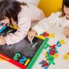 imageMelissa ampamp Doug Magnetic Chalkboard and DryErase Board With 36 Magnets Numbers and Uppercase Letters Chalk Eraser and DryErase Pen Letters And Numbers Learning Toys Chalk Board