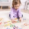 imageMelissa ampamp Doug SelfCorrecting Wooden Number Puzzles With Storage Box 40 pcs