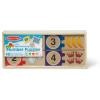 imageMelissa ampamp Doug SelfCorrecting Wooden Number Puzzles With Storage Box 40 pcs