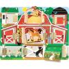 imageMelissa ampamp Doug Hide and Seek Farm Wooden Activity Board With Barnyard Animal MagnetsBoard