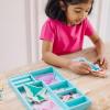 imageMelissa ampamp Doug Disney Princess Tiana Magnetic DressUp Wooden Doll Pretend Play Set 30 pcs  FSC CertifiedAriel