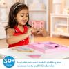 imageMelissa ampamp Doug Disney Princess Tiana Magnetic DressUp Wooden Doll Pretend Play Set 30 pcs  FSC CertifiedCinderella