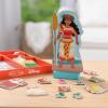 imageMelissa ampamp Doug Disney Princess Tiana Magnetic DressUp Wooden Doll Pretend Play Set 30 pcs  FSC CertifiedMoana