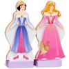imageMelissa ampamp Doug Disney Princess Tiana Magnetic DressUp Wooden Doll Pretend Play Set 30 pcs  FSC CertifiedSleeping Beauty  Snow White