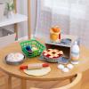 imageMelissa ampamp Doug Make and Bake Pies Pretend Play Food Set and Wooden Oven with Squishy Dough for Ages 3  FSC Certified