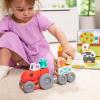 imageMelissa ampamp Doug Blockables Farm and Farm Friends 2Pack Bundle Connectable Wooden Building Blocks Preschool Play Set Toy