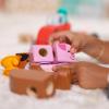 imageMelissa ampamp Doug Blockables Farm and Farm Friends 2Pack Bundle Connectable Wooden Building Blocks Preschool Play Set Toy