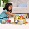 imageMelissa ampamp Doug Blockables Farm and Farm Friends 2Pack Bundle Connectable Wooden Building Blocks Preschool Play Set Toy